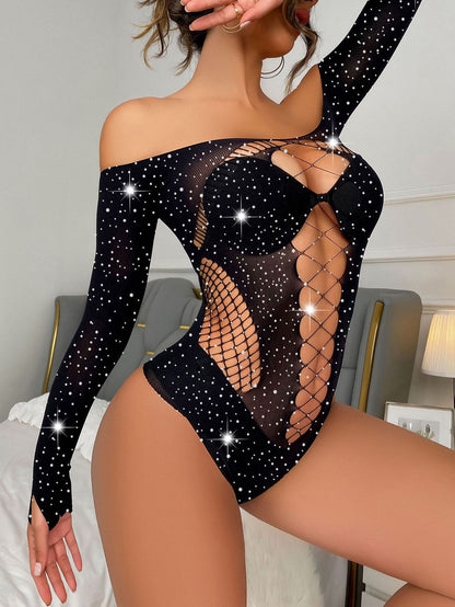 Hot Rhinestone Sexy Jumpsuit