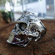 Irregular Skull Punk Men's Ring