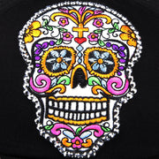 Rhinestone Embroidered Skull Baseball Cap