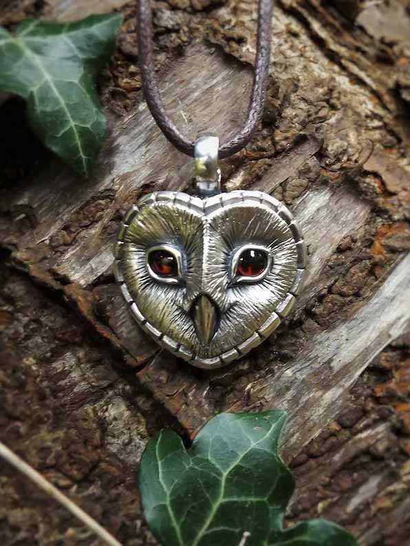 Collier pendentif hibou 