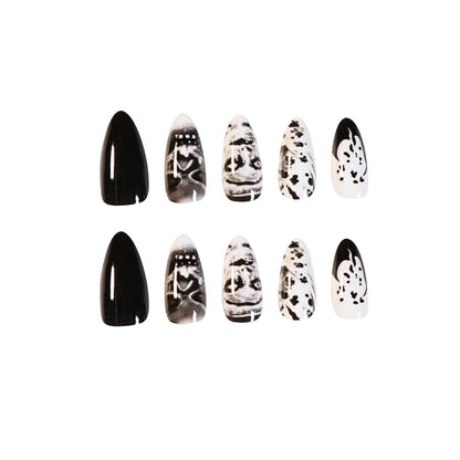 Dark Punk Skull Wearable Detachable Nail Art