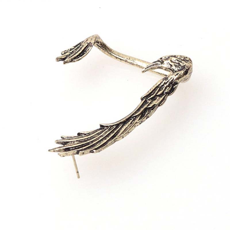 Retro Crow Bat Crawler Ear Cuff