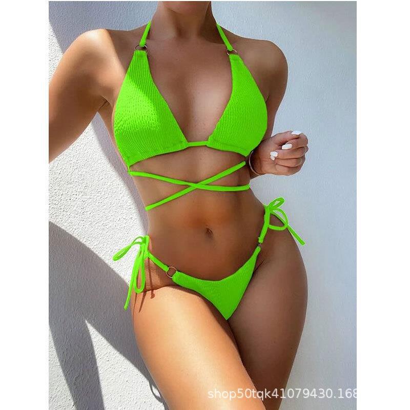 Sexy minimalistischer Bikini-Badeanzug mit Band