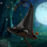Chapeau de toile d'araignée de sorcière magique d'Halloween