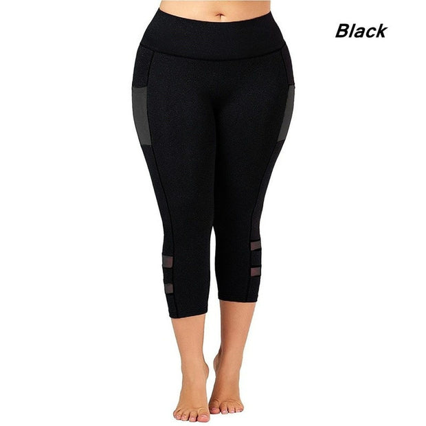 Solid Color Hollow Leggings