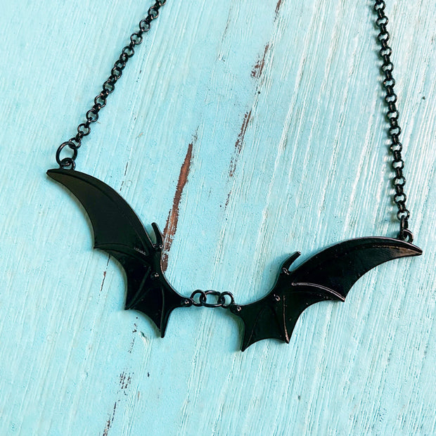 Vampire Bat Wings Necklace