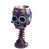 Halloween Spooky Skeleton Wine Tall Glasses