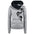 Retro Gothic Three Smoke Skull Print Hoodie