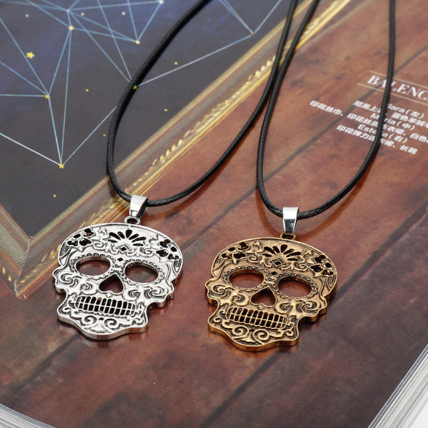 Day Of The Dead Fashion Skull Necklace
