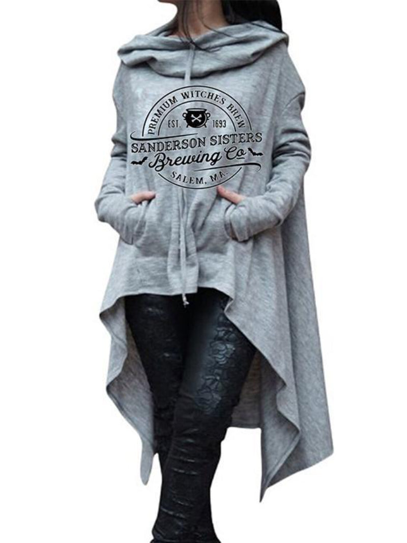 Sanderson Sisters Casual Slim Hooded Sweatshirt