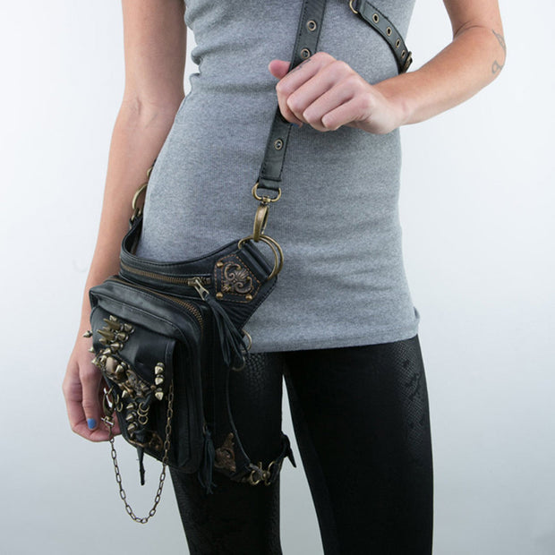 Fashion Punk Skull Chain Bag