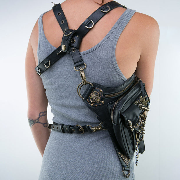 Fashion Punk Skull Chain Bag