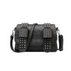 Embossed Skull Rivets Shoulder Bag