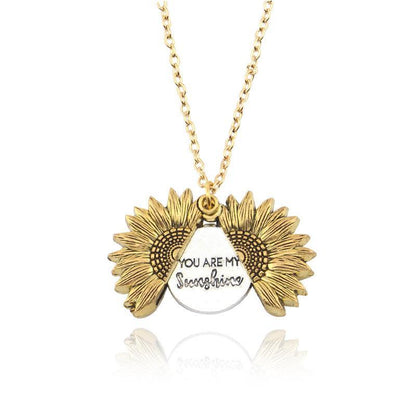 Sunflower Alloy Floral Collarbone Chain