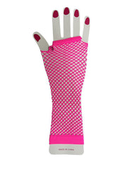 Fingerless Sexy Fishnet Elbow Length Gloves