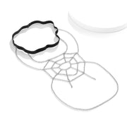 Sexy Oberschenkel-Körperkette mit Spinnennetz-Motiv 