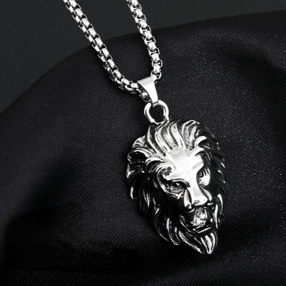 Trendy Fierce Lion Pendant Necklace