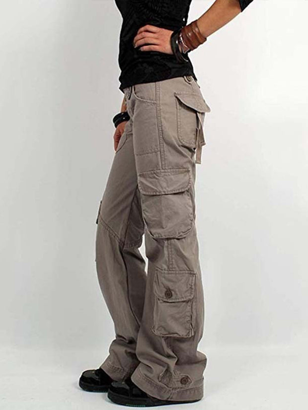 Pantalon décontracté multi-poches 