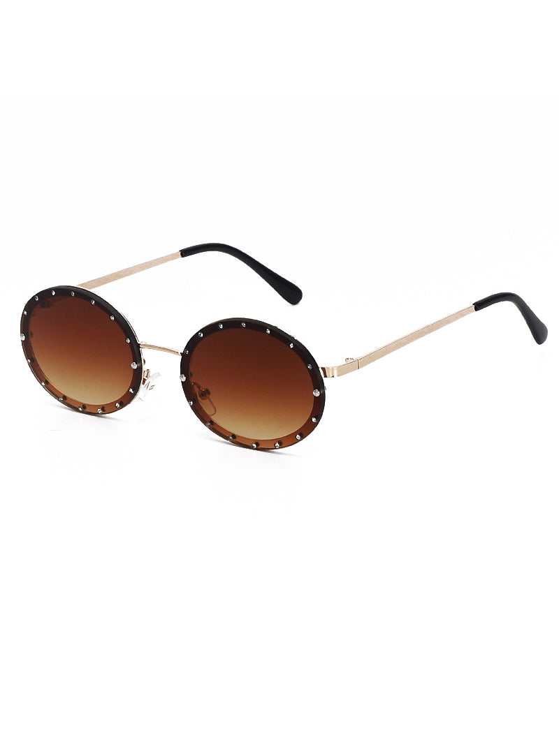 Oval Diamond Sunglasses