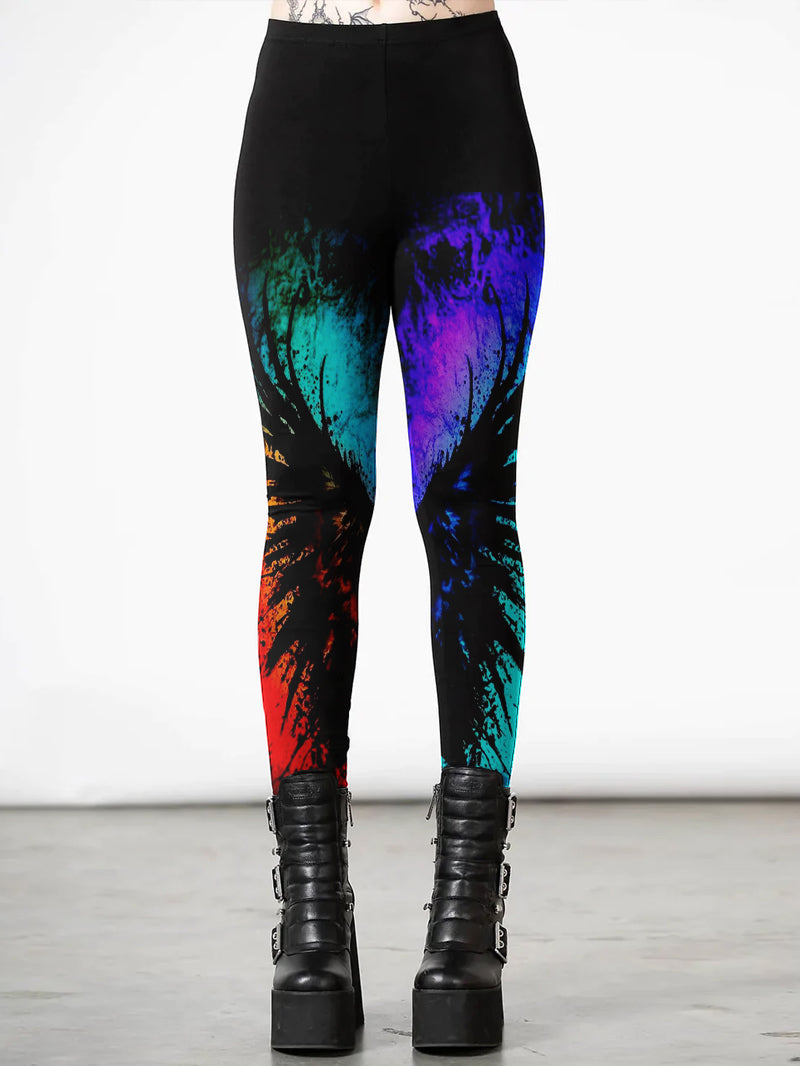 Color Matching Wings Printing Leggings