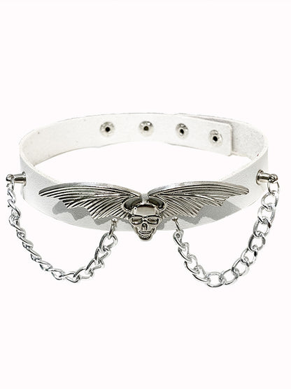 Skull Bat Wing Collar