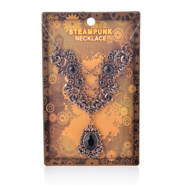 Steampunk Chains Stylish Necklace