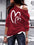 Double Heart Printed Sweatshirt