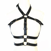 Punk Sexy Leather Halter Harness