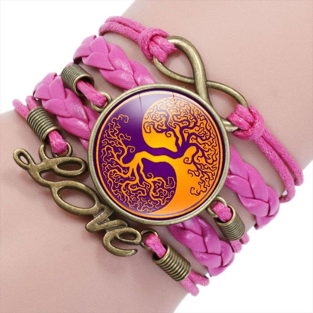 Yin Yang Tai Chi Hand-woven Multi-layered Bracelet