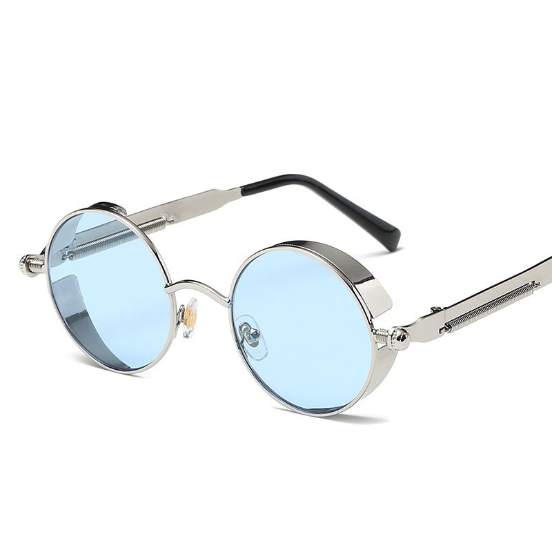 Vintage Punk Round Tinted Sunglasses