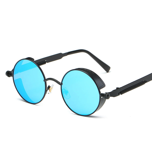 Vintage Punk Round Tinted Sunglasses