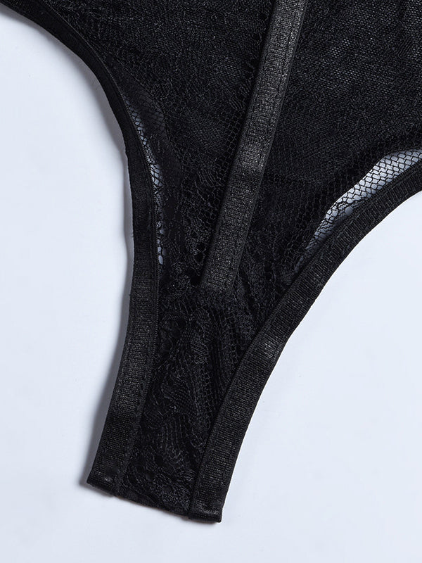 Ensemble de lingerie sexy lacé de cils 