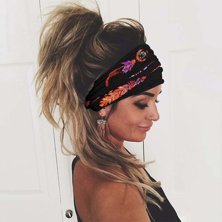 Casual Geometric Pattern Wide Headband