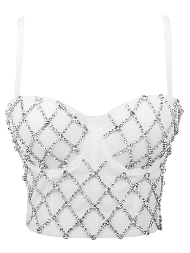 Sexy Beading Costume Tank Top