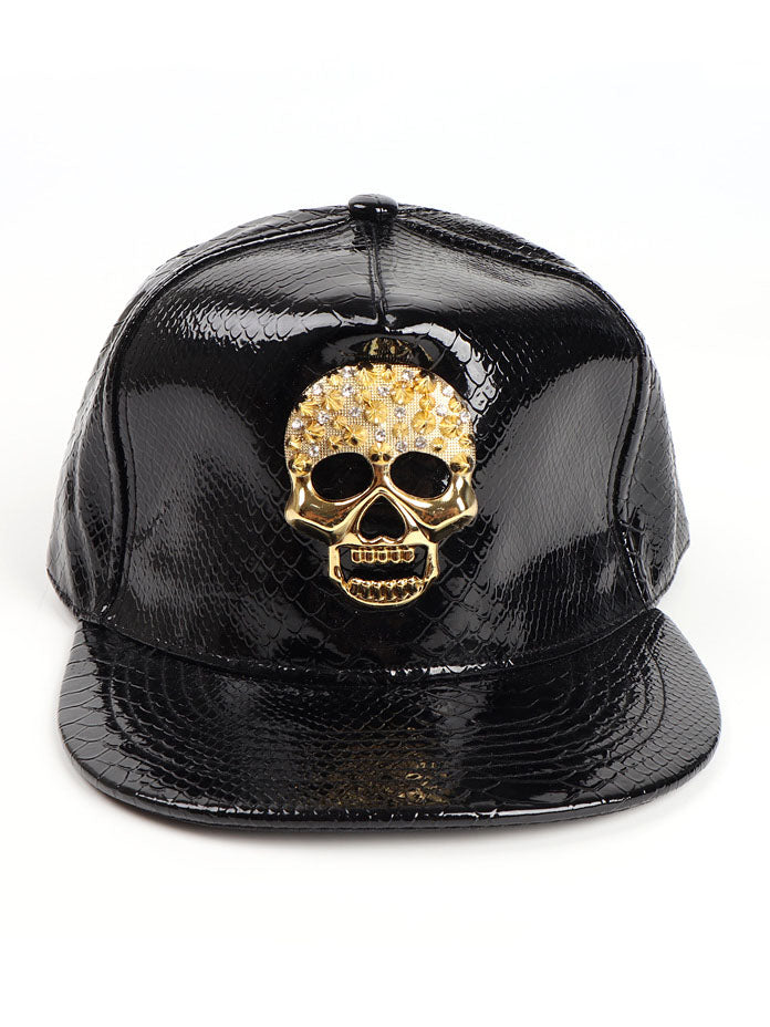 Crocodile Pattern PU Leather Baseball Cap