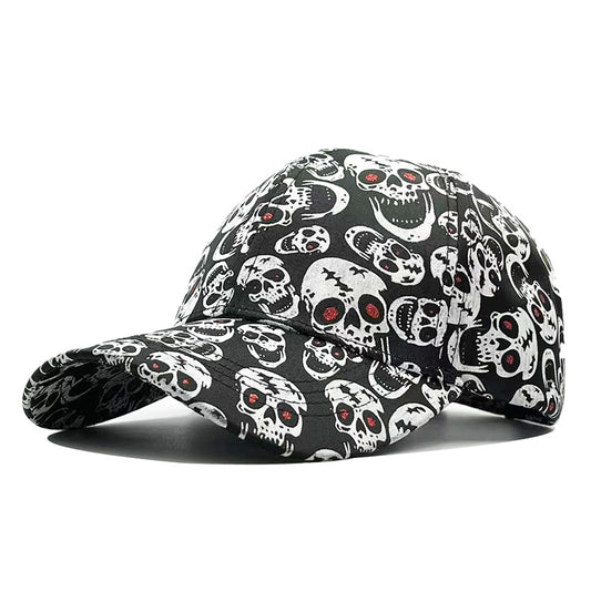 Baseballkappe mit „Red-Eye Skulls“-Aufdruck 