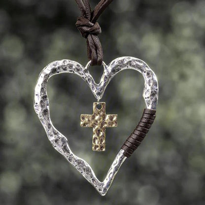 Women's Metal Heart Necklace