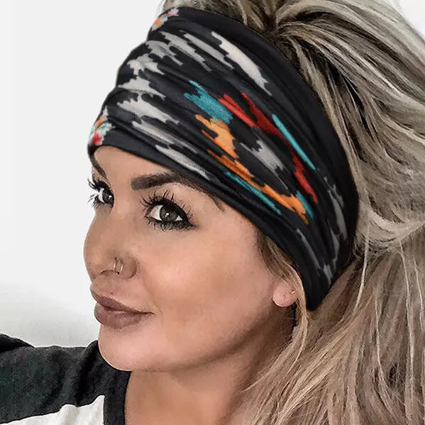 Ethnic Printed Wide Casual Headband