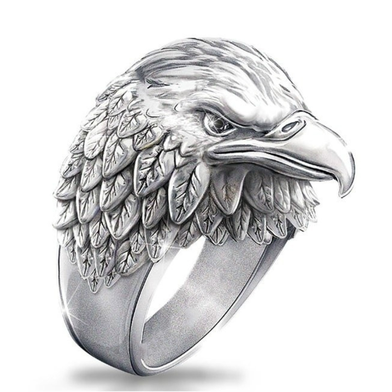 Bague aigle Viking pour hommes, mode délicate 