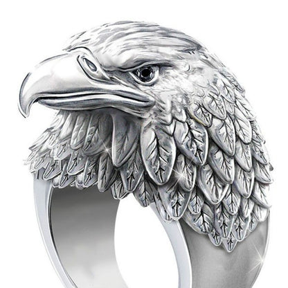 Bague aigle Viking pour hommes, mode délicate 