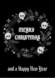 Goth Christmas Hollow Rhinestone Long Sleeve Top