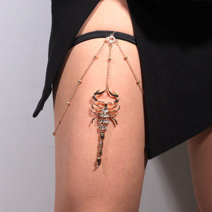 Punk Sexy Scorpion Thigh Chain