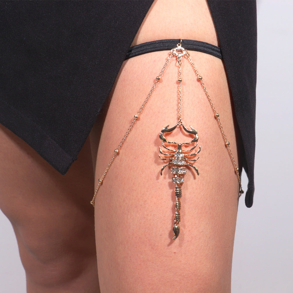 Punk Sexy Scorpion Thigh Chain