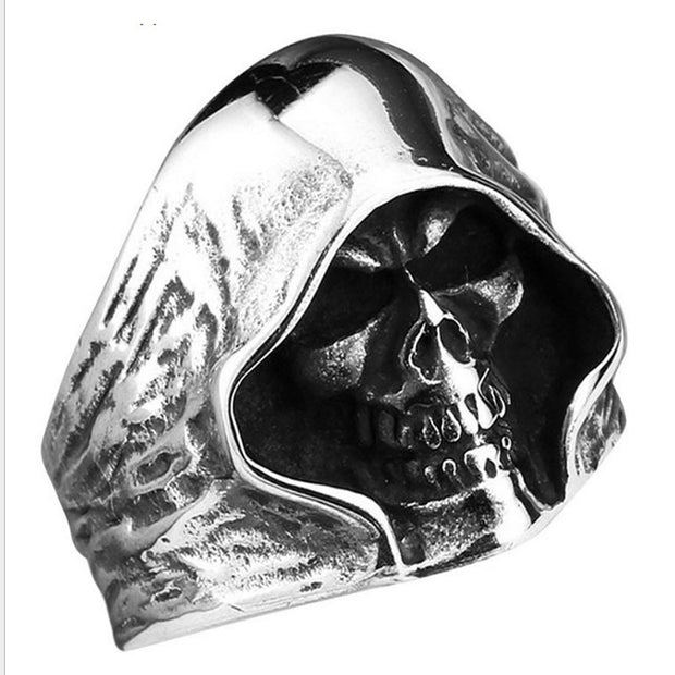 Men's Fashion Hooded Skull Ring