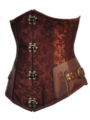 Punk Style Buckled Corset
