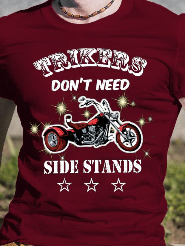 Trikers brauchen keinen Seitenständer Motorrad Herren T-Shirt