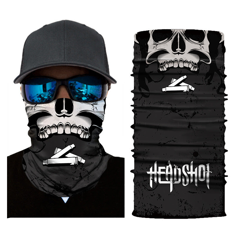 Fashion Skull Printed Cycling Mask