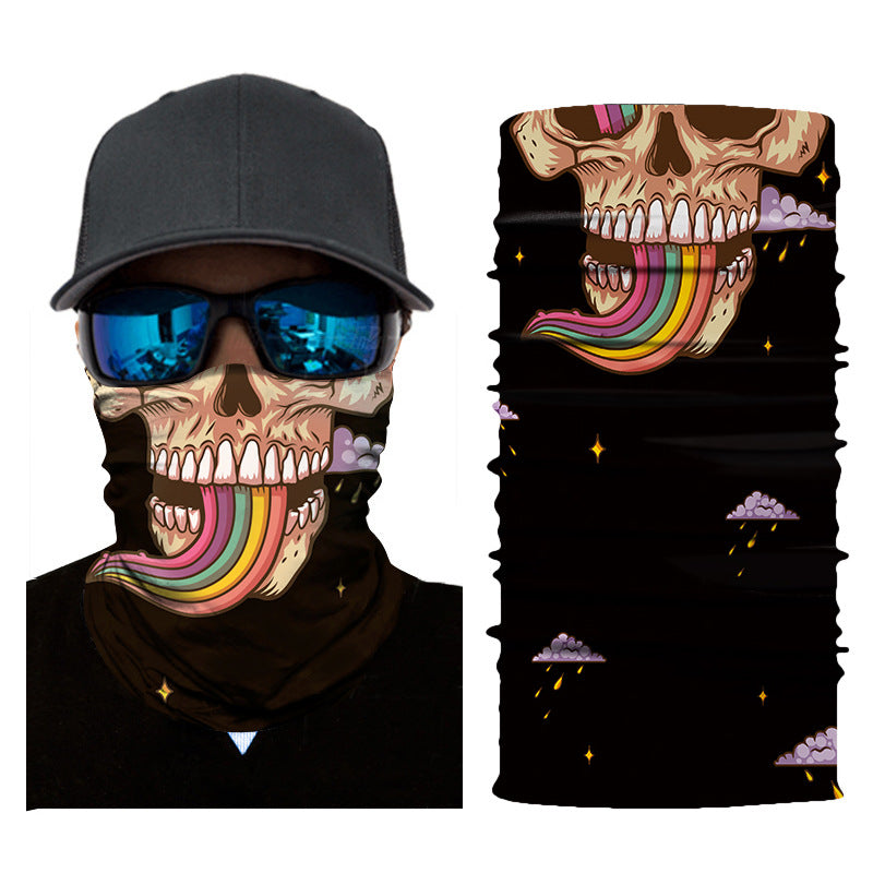 Fashion Skull Printed Cycling Mask