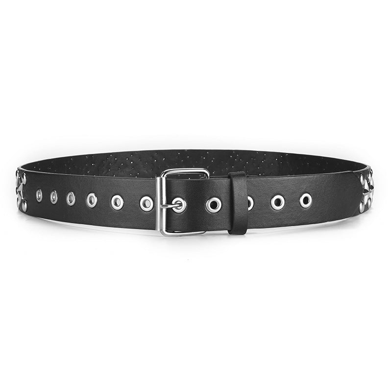 Unisex Stars Decoration Punk Belt