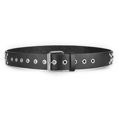 Unisex Stars Decoration Punk Belt